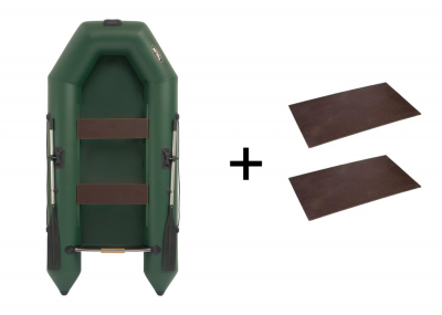 Лодка ПВХ Tulin Легенда 2800 с фанерными вставками под мотор